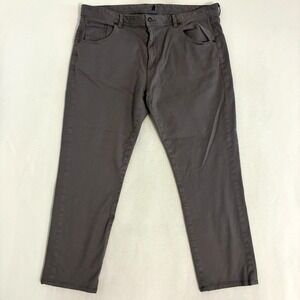 Johnnie-O Hugo Jeans Mens 40x30 (Fits 40x29) Gray Stretch Preppy Office